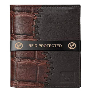 AL FASCINO Wallet for Men Stylish Purse for Men RFID Protected Purse for Men Genuine Leather Wallet Mens, Wallets for Men